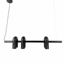 Люстра з рухомими світильниками L-120 cm Led 20W 4000K H-25-120 cm Black Track lamp 260818-100008772
