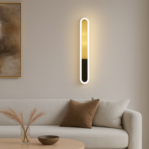 Настінний світильник видовжений золотий L-60 cm Led 16W 4000K Gold Line 250718-100005674