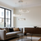 Підвісний світильник Brass ring luxury 30-50-70 Led 103W 3000K-6000K Silver 250935-100006189