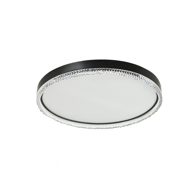 Стельова люстра чорна H-7.2 cm D-60 cm Led 70W Black Luxury 250940-100006190