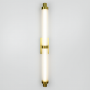 Настінний світильник золотий з прозорим скляним тубусом L-70 cm / L-90 cm Gold Pipe line glass 250718-100005680