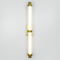 Настінний світильник золотий з прозорим скляним тубусом L-70 cm / L-90 cm Gold Pipe line glass 250718-100005680