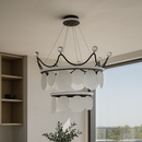 Люстра підвісна чорна корона D-50 / D-70 cm Led Black Crown 250718-100005681