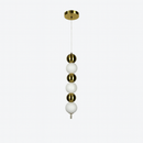 Підвісний світильник H-60 cm Led 10W 4000K White+Gold Pearls 251118-100006746