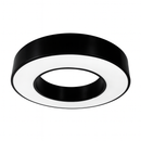 Стельва люстра чорна кругла D-50 cm Led 80W 3000K-6000K Black Bagel 251118-100006750