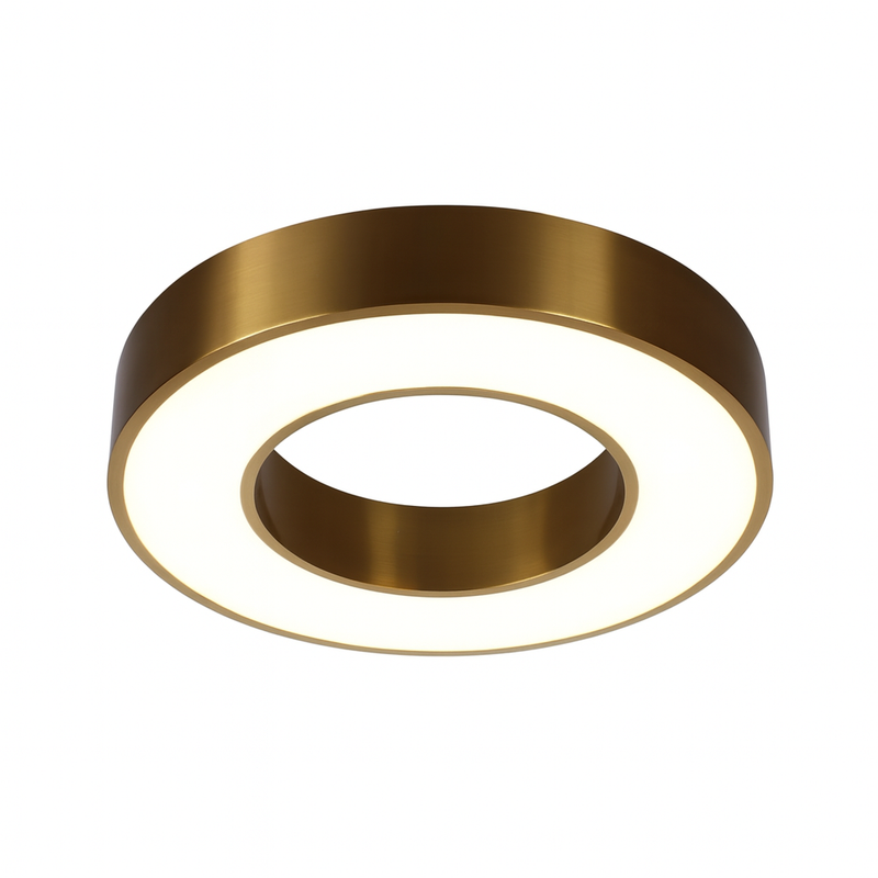 Стельва люстра золота кругла D-50 cm Led 80W 3000K-6000K Gold Bagel 251118-100006751