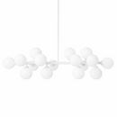 Люстра підвісна біла L-91 cm G9*16 White Kink Light 260135-100007320