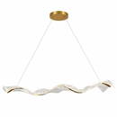 Видовжена люстра золота L-120 cm Led 150W 3000K-6000K Gold Aurora 260688-100008268