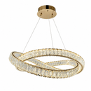 Підвісна люстра золота D-60 cm Led 90W 3000K-6000K Gold Crystal 260688-100008273