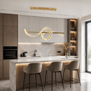 Підвісна люстра золота L-120 cm Led 80W 3000K-6000K Gold Crystal 260688-100008275
