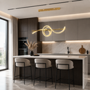 Підвісна люстра золота L-120 cm Led 80W 3000K-6000K Gold Crystal 260688-100008275