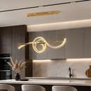 Підвісна люстра золота L-120 cm Led 80W 3000K-6000K Gold Crystal 260688-100008275