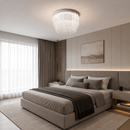 Люстра срібна D-50 cm Led 55W 2800K-6000K Chrome Beads 260748-100008496