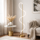Торшер золотий H-145 cm Led 36W 4000K Gold Rope 251240-100006994