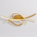 Люстра стельова золота L-86 cm Led Gold Wave Ceiling 250719-100005693