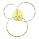 Стельова люстра з пультом потрійна L-80 cm Led 94W Кільця Anelli Rings 3 Gold 260818-100008728