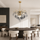 Підвісна люстра золота D-65 cm E14 Gold+Graphit Coins 260748-100008505