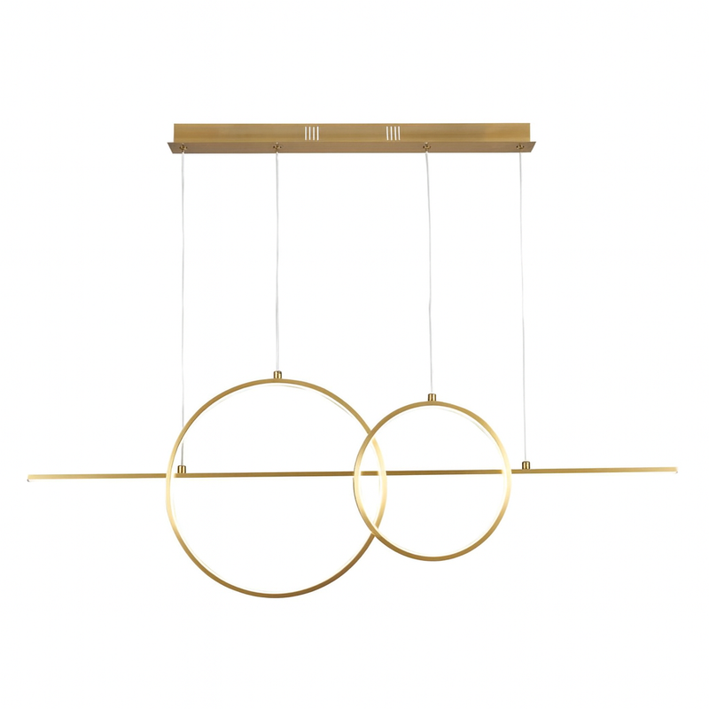 Підвісна люстра золота L-110 cm Led 34W 3000K Gold Luna 251040-100006220