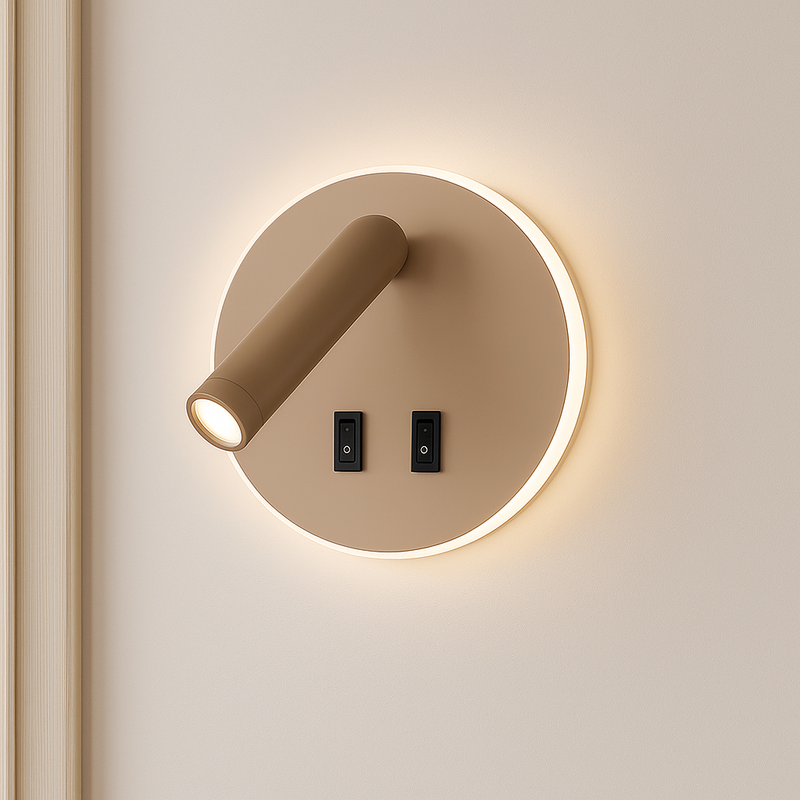 Настінний світильник золотий D-14.5 cm Led 8W 4000K Gold Circle 251036-100006478