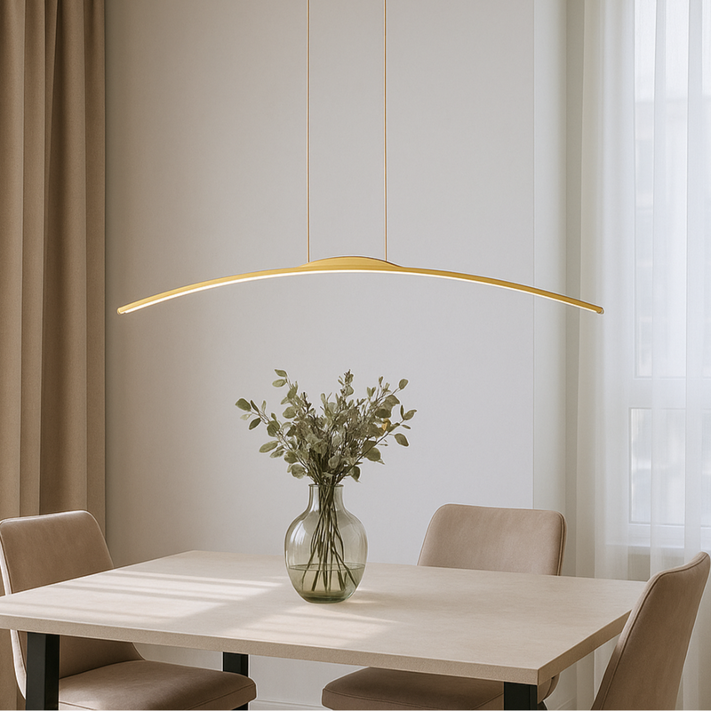 Підвісні люстри золоті L-80/120/150 cm Led 4000K Gold Arc 251080-100006221