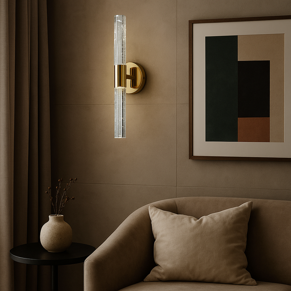 Настінне бра золоте H-34 cm Led 6W 4000K Gold Bubble Tube 250935-100002040
