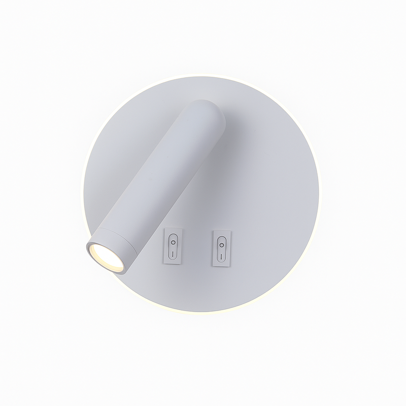 Настінний світильник білий D-14.5 cm Led 8W 4000K White Circle 251036-100006481