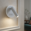 Настінний світильник білий D-14.5 cm Led 8W 4000K White Circle 251036-100006481