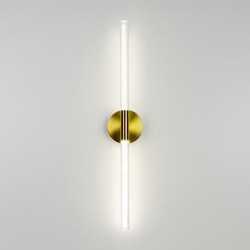 Настінний світильник золотий латунь H-60 cm Led 5W 4000K Gold Bubble Tube 250918-100002047