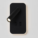 Настінний світильник чорний H-18.5 cm Led 8W 4000K Black Rectangle 251036-100006483