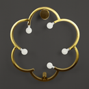 Люстра стельова золота / чорна Квітка L-50 см G9 Black / Gold  Spring Flower 240418-100003184