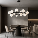 Підвісні люстри D-85 cm / D-120 cm G9 Black+White Bollo 251018-100006486