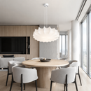 Підвісна люстра біла D-73 cm E27 White Lightness 260944-100008777