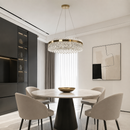 Підвісні люстри золоті D-60 cm / D-80 cm Led Gold Crystal 260817-100008511