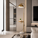 Торшер зі столиком + бездротова зарядка USB H-165 max cm E27 Gold Elina 260758-100008325