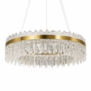 Підвісні люстри золоті D-60 cm / D-80 cm Led Gold Crystal 260817-100008511