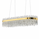 Підвісна люстра золота L-100 cm Led 80W Gold Crystal 260817-100008513