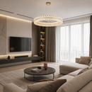 Підвісні люстри золоті D-60 cm / D-80 cm Led Gold Braid 260817-100008517