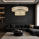 Підвісна люстра золота D-80+50 cm Led 95W Gold Braid 260817-100008518