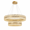 Підвісна люстра золота D-80+50 cm Led 95W Gold Braid 260817-100008518