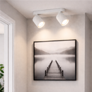 Точкові світильники білі H-13.5 cm D-5.5 cm GX53 White Gofre 260260-100007366