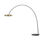 Торшери чорні D-40 cm / D-60 cm Led Black+Gold Jenifer 260758-100008334
