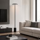 Торшери з пультом управління H-130 cm D-25 cm Led Black+Brown Marfa 260758-100008335
