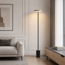 Торшери з пультом управління H-130 cm D-25 cm Led Black+Brown Marfa 260758-100008335