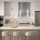 Підвіс срібний H-20 cm Led 5W 4000K Chrome Imitation Bubbles 260222-100007371