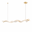 Видовжена люстра золота L-120 cm Led 150W 3000K-6000K Gold Aurora 260688-100008268