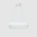 Підвісна люстра біла світлодіодна L-60 см Led 80W White Strict squares 250962-100002065