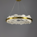 Люстра золота підвісна Ніжність D-60 cm/ D-80 cm 4000К White+Gold 250918-100002067