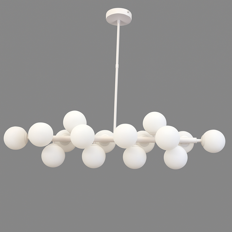 Підвісна люстра біла L-91 cm G9x16 Pure white 251035-100006488