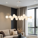 Підвісна люстра біла L-91 cm G9x16 Pure white 251035-100006488