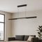 Підвісна люстра чорна L-120 cm Led 24W 4000K Black Triangle 250918-100002075